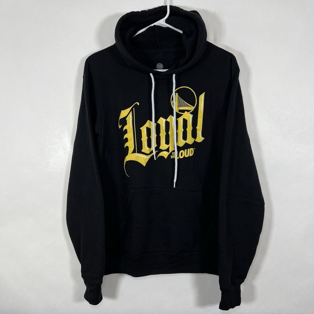 Golden State Warriors Dunk Hoodie Mens Size Medium Black Loyal To The Loud